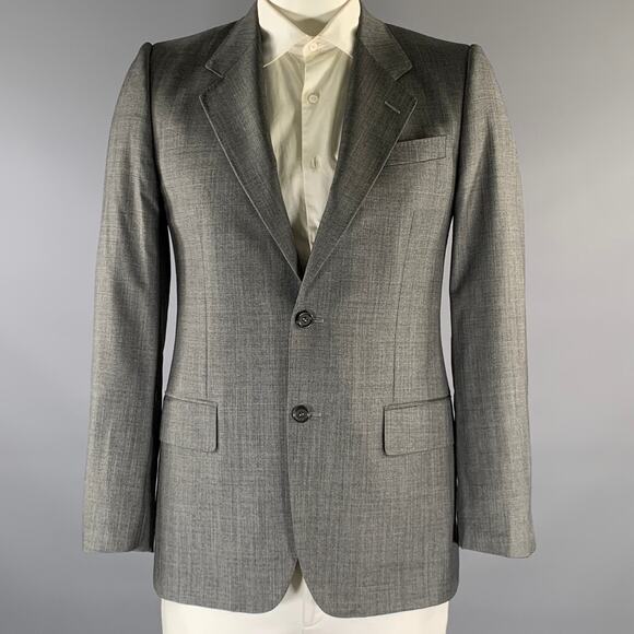 Yves Saint Laurent Other - YVES SAINT LAURENT Size 40 Grey Wool Blazer Coat